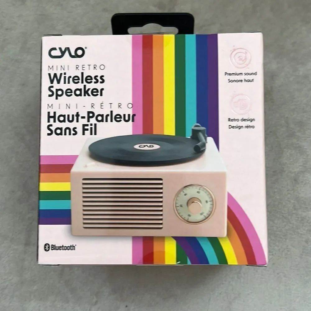 NEW IN BOX! Cylo Mini Retro Speaker